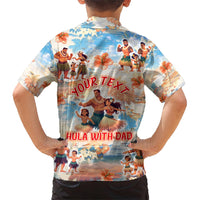 Hawaii Father's Day Kid Hawaiian Shirt Hula With Dad DT02 - Polynesian Pride