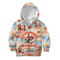 Hawaii Father's Day Kid Hoodie Hula With Dad DT02 Zip Hoodie Art - Polynesian Pride