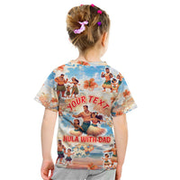 Hawaii Father's Day Kid T Shirt Hula With Dad DT02 - Polynesian Pride