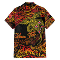 Papua New Guinea 50th Independence Day Family Matching Off Shoulder Maxi Dress and Hawaiian Shirt Culture Spirit and Sovereignty