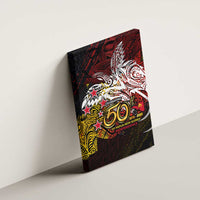 PNG 1975 - 2025 Canvas Wall Art Papua New Guinea 50th Independence Anniversary