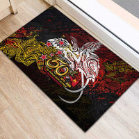 PNG 1975 - 2025 Rubber Doormat Papua New Guinea 50th Independence Anniversary