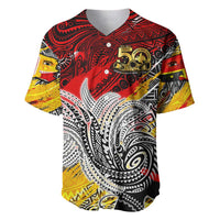 Papua New Guinea 50th Independence Day Baseball Jersey Celebrate Our History, Inspire Our Future