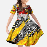 Papua New Guinea 50th Independence Day Family Matching Mermaid Dress and Hawaiian Shirt Celebrate Our History, Inspire Our Future