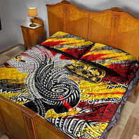 Papua New Guinea 50th Independence Day Quilt Bed Set Celebrate Our History, Inspire Our Future