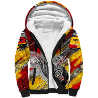 Papua New Guinea 50th Independence Day Sherpa Hoodie Celebrate Our History, Inspire Our Future