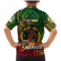 Vanuatu 45th Independence Anniversary Family Matching Mermaid Dress and Hawaiian Shirt Embracing Our Traditions Shaping Our Future