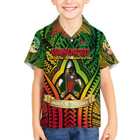 Vanuatu 45th Independence Anniversary Hawaiian Shirt Embracing Our Traditions Shaping Our Future