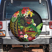 45th Anniversary of Freedom Vanuatu Spare Tire Cover Island Pride Cultural Power Pacific Unity