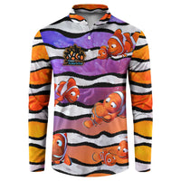 The Ocean Best Dad Button Sweatshirt Like Marlin Happy Fathers Day To a True Hero - Polynesian Pride