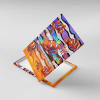 The Ocean Best Dad Canvas Wall Art Like Marlin Happy Fathers Day To a True Hero - Polynesian Pride