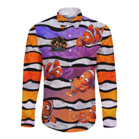 The Ocean Best Dad Long Sleeve Button Shirt Like Marlin Happy Fathers Day To a True Hero - Polynesian Pride