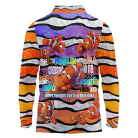 The Ocean Best Dad Long Sleeve Polo Shirt Like Marlin Happy Fathers Day To a True Hero - Polynesian Pride