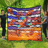 The Ocean Best Dad Quilt Like Marlin Happy Fathers Day To a True Hero - Polynesian Pride