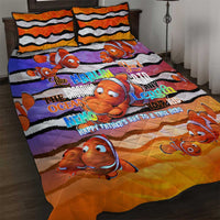 The Ocean Best Dad Quilt Bed Set Like Marlin Happy Fathers Day To a True Hero - Polynesian Pride