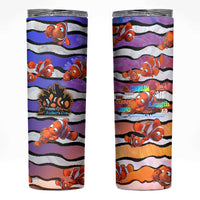 The Ocean Best Dad Skinny Tumbler Like Marlin Happy Fathers Day To a True Hero - Polynesian Pride