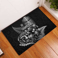All Black Brothers Rugby Rubber Doormat New Zealand Maori Haka