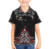 All Black NZL Rugby Champions Hawaiian Shirt Maori Warrior