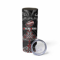 All Black NZL Rugby Champions Skinny Tumbler Maori Warrior