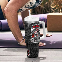 All Black NZL Rugby Champions Tumbler With Handle Maori Warrior