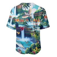 Wailua Falls Hawaii Baseball Jersey Kauai Natural Beauty DT02 - Polynesian Pride