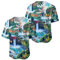 Wailua Falls Hawaii Baseball Jersey Kauai Natural Beauty DT02 - Polynesian Pride