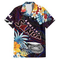 Personalized Amelika Samoa Sharks Polynesia Family Matching Mermaid Dress and Hawaiian Shirt American Samoa