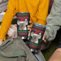 Cute Koala Tumbler Cup Koalified Christmas Addict