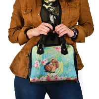 Hawaii Father's Day Shoulder Handbag Happy Father And Child