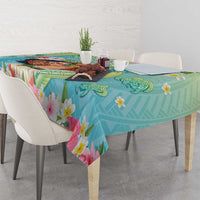 Hawaii Father's Day Tablecloth Happy Father And Child