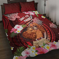 New Zealand Father's Day Quilt Bed Set Happy Father And Child
