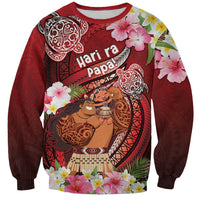 Personalised New Zealand Father's Day Sweatshirt Happy Father And Child