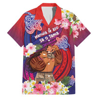 Personalised Samoa Father's Day Family Matching Mermaid Dress and Hawaiian Shirt Happy Father And Child