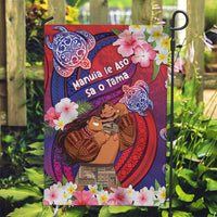 Samoa Father's Day Garden Flag Happy Father And Child