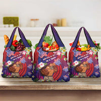 Samoa Father's Day Grocery Bag Happy Father And Child