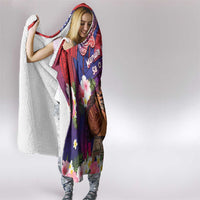 Samoa Father's Day Hooded Blanket Happy Father And Child