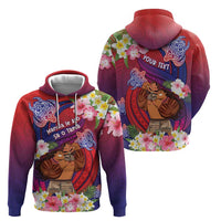 Personalised Samoa Father's Day Hoodie Happy Father And Child