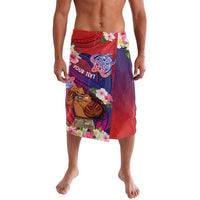 Personalised Samoa Father's Day Lavalava Happy Father And Child