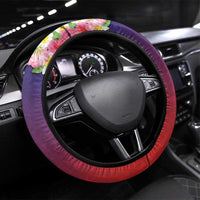 Samoa Father's Day Steering Wheel Cover Happy Father And Child