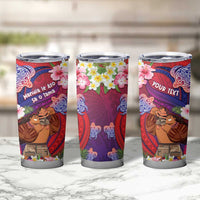 Personalised Samoa Father's Day Tumbler Cup Happy Father And Child