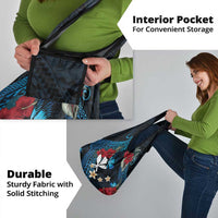 Hawaii Butterfly Grocery Bag Kanaka Maoli Mix Hibiscus