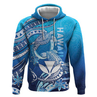 Hawaii Hoodie Turtle With Hammerhead Shark Oceanic