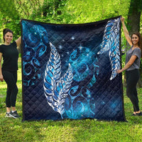 New Zealand Matariki Quilt Maori Koru Mix Silver Fern