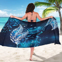 New Zealand Matariki Sarong Maori Koru Mix Silver Fern
