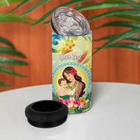 Personalised Hawaii Mother's Day 4 in 1 Can Cooler Tumbler I Love You Mom