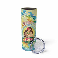 Personalised Hawaii Mother's Day Skinny Tumbler I Love You Mom