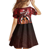 Personalised New Zealand Mother's Day Family Matching Mermaid Dress and Hawaiian Shirt I Love You Mom DT04 - Polynesian Pride