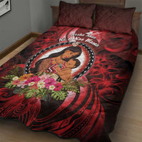 New Zealand Mother's Day Quilt Bed Set I Love You Mom