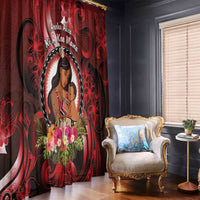 New Zealand Mother's Day Window Curtain I Love You Mom