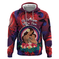 Personalised Samoa Mother's Day Hoodie I Love You Mom